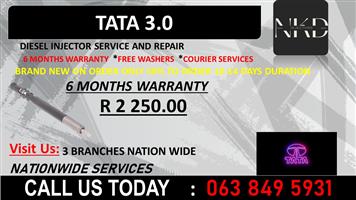 TATA 3.0 DIESEL INJECTORS UVONGO KWAZULU NATAL 