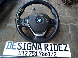 BMW F30 STEERING WHEEL & AIR BAG 