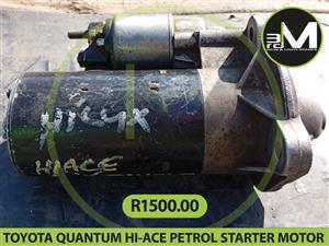 TOYOTA QUANTUM HI ACE PETROL STARTER MOTOR 