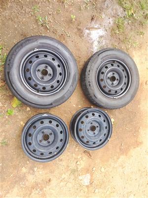 4×Steelies size 14 