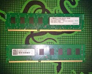 2 x 4Gig DDR 3 Rams 