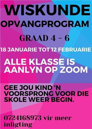 Wiskunde klasse