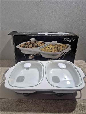 Circleware 2-quart double covered casserole dish set