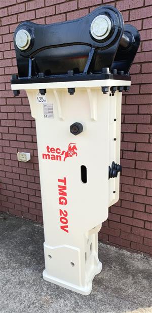 Hydraulic Hammer / Rock Breaker - Suits 20 ton carrier