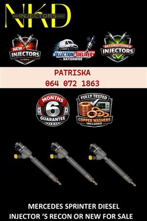 TRUSTED DIESEL INJECTORS SUPPLIER - MERCEDES SPRINTER FOR SALE