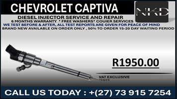 Chevrolet Captiva Bosch Diesel Injectors 