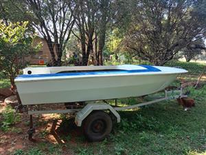 Boat with trailer for sale