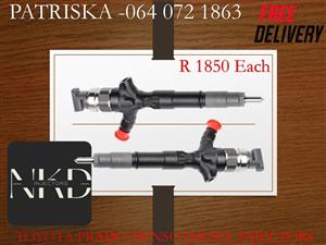 TOYOTA PRADO INJECTORS FOR SALE OR TO RECON