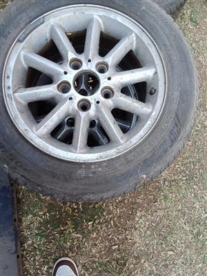 BMW 2 rims and wheels only 15 inch
