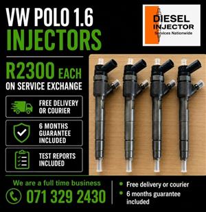 VW POLO 1.6 INJECTORS FOR SALE WITH WARRANTY 
