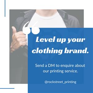 ARE YOU A CLOTHING BRAND OWNER NEEDING LESS PRICING PRINTING SERVICE? START PRINTING AT R45.