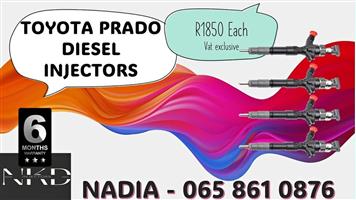 TOYOTA PRADO COMMON RAIL DIESEL INJECTORS FOR SALE