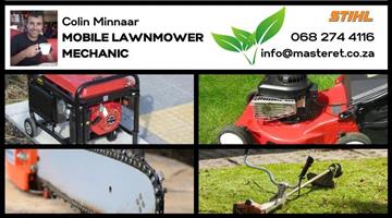 We repair and service all garden machinery 