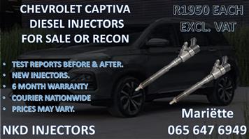 TRUSTED WORKMANSHIP CHEVROLET CAPTIVA BOSCH DIESEL INJECTORS