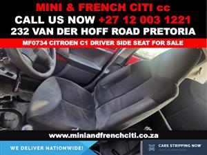 Citroen C1 2009 model car seats used for sale