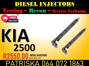 GET YOUR DIESEL INJECTORS FOR KIA 2500 FOR SALE