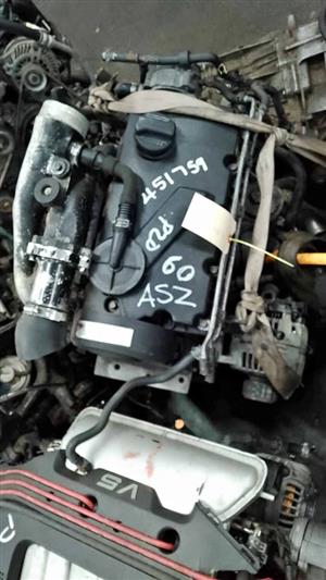 VW ASZ COMPLETE ENGINE FOR SALE