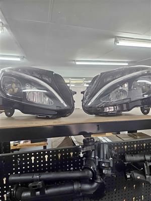 Mercedes Benz W205 Double Xenon Headlights