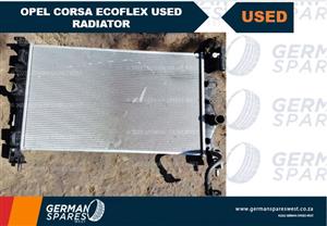 Opel Corsa Ecoflex Used Radiator