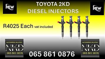 NEW DIESEL INJECTORS FOR SALE FOR TOYOTA 2KD
