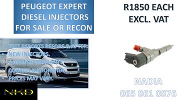 DIESEL INJECTORS FOR SALE FOR PEUGEOT EXPERT - RECONDITIONED AND TESTEDNEW