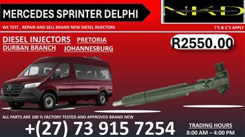 Mercedes Sprinter Delphi Diesel Reconditioned Injectors 
