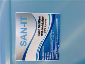 SAN-IT Hand Sanitizer Liquid or Gel with MOISTERIZER