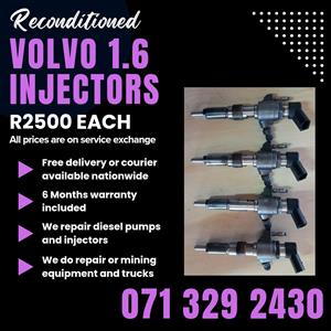 VOLVO 1.6 INJECTORS FOR SALE WITH WARRANTY 
