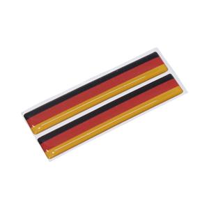 German Flag Lip 3D Gel Dome Sticker