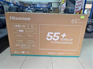 Brand New Hisense 65” Smart 4K UHD TV 
