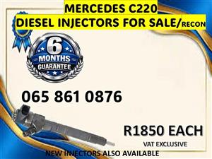 MERSEDES C220 DIESEL INJECTORS FOR SALE / RECON WITH WARRANTY NELSPRUIT