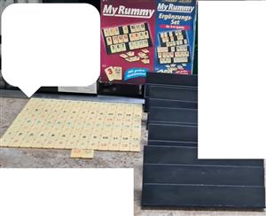 MyRummy (the game Rummikub) by the German brand Schmidt Spiele.