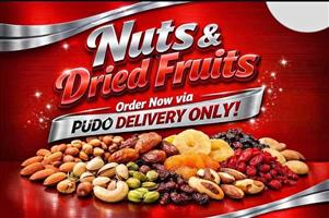 Nuts & dried fruits for sale  Available on order & via courier only