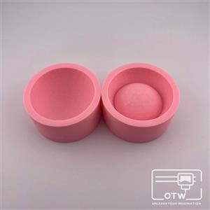 50mm Round Hollow Top Bath Bomb Mould