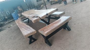 Live edge bankiestel R15500