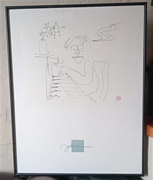John Lennon print, Baby Grand (236/3000E), signed by Yoko Ono