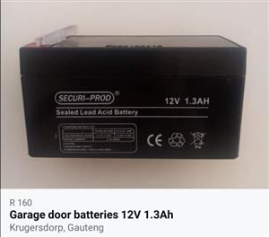 12V 1.3Ah Garage door Batteries