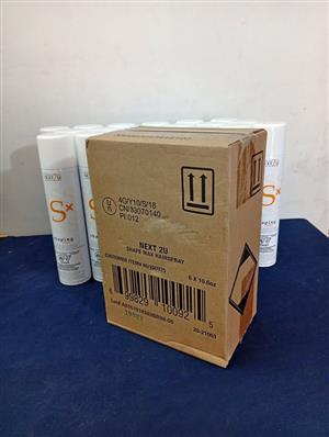 Hair spray  per can. box containing 6 cans.