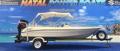 ESCAPE 17 FT ON TRAILER 125 HP MERCURY 