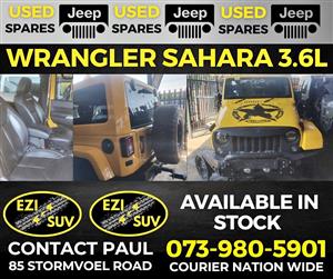 Jeep Sahara Wrangler 3.6L Used Spares Complete Body and Mechanical Parts