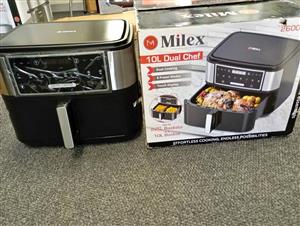 Milex 10L Dual Chef Air Fryer New at Cash Converters Blairgowrie Plaza Randburg 6 Months Warranty