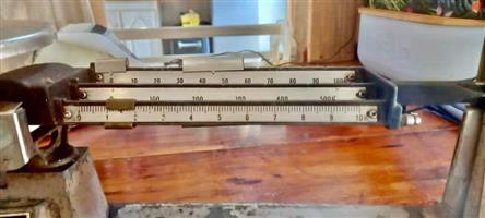 Ohaus vintage triple balance scale