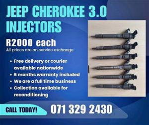 JEEP CHEROKEE 3.0 INJECTORS FOR SALE WITH WARRANTY INCLUDED