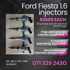 FORD FIESTA 1.6 INJECTORS FOR SALE WITH WARRANTY 