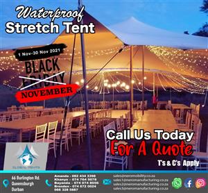 Waterproof Stretch Tents Black November Deal