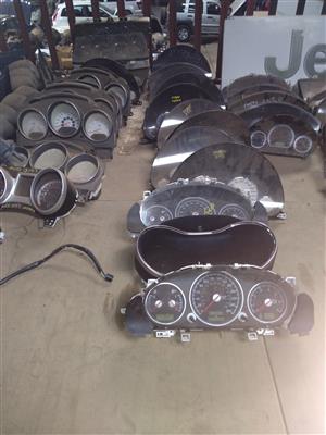 A large variety of speedo clusters available for Jeep, Dodge and Chrysler.