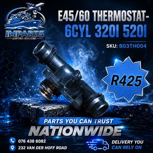 BMW E45/E60 THERMOSTAT – 6 CYLINDER (320i / 520i) 