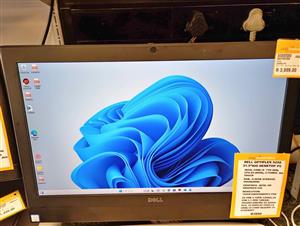 Dell Optiplex 5250 (8GB RAM),21.5" All-in-one Desktop i5 7th Gen, @3.40GHz,Quad Core, 500gb HDD