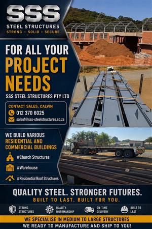 Steel Structures: Farm Sheds, Churches, Warehouses, Offices, Residential & more!