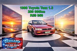 1998 Toyota  Tazz 1.3